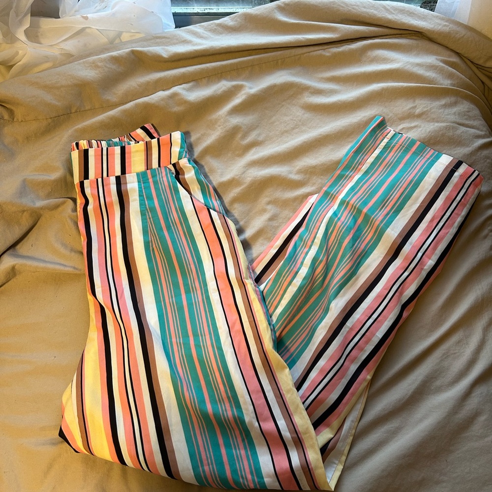 High Waisted Striped Pants